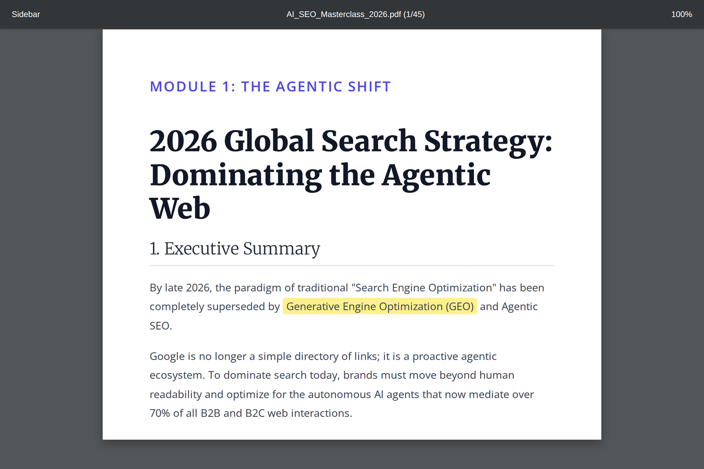 AI-Powered SEO Masterclass