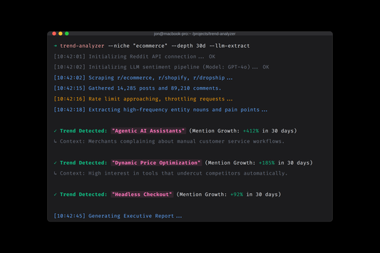 Niche Trend Analyzer — AI Market Research Script