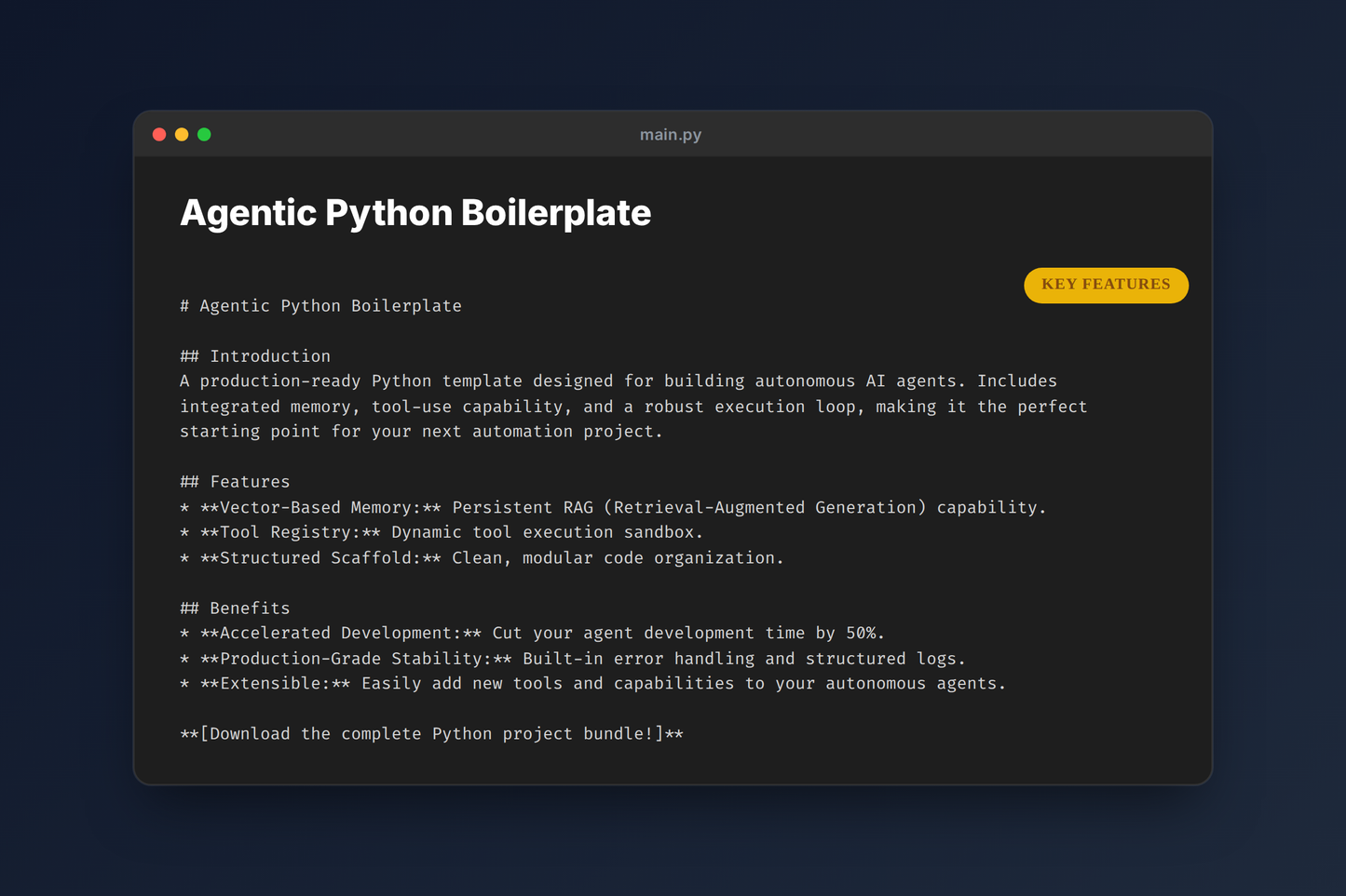 Agentic Python Boilerplate
