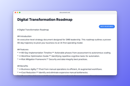 AI automation opportunity prioritization framework preview