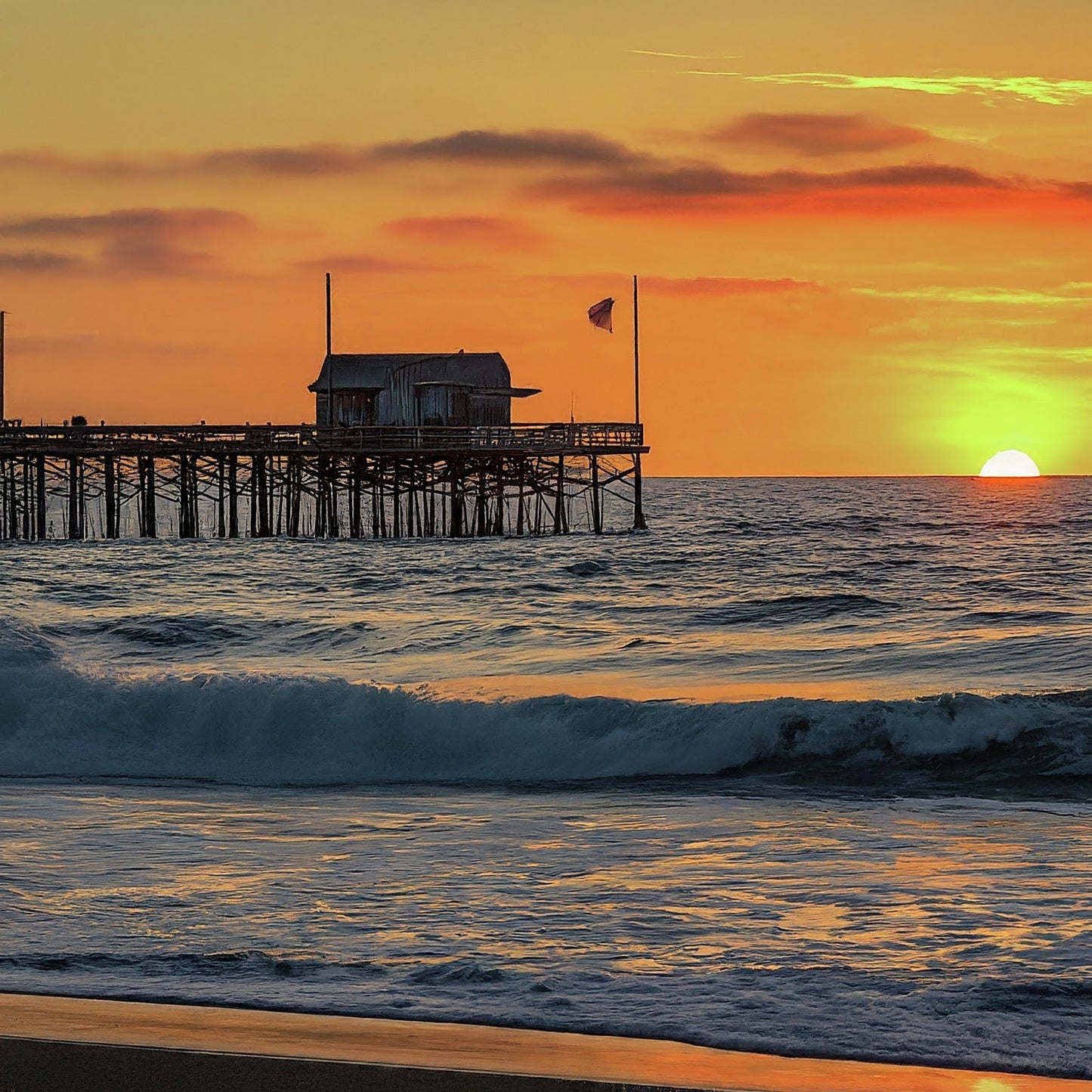 Newport Beach - Southern California Beaches - Coastal California - Digital Artwork