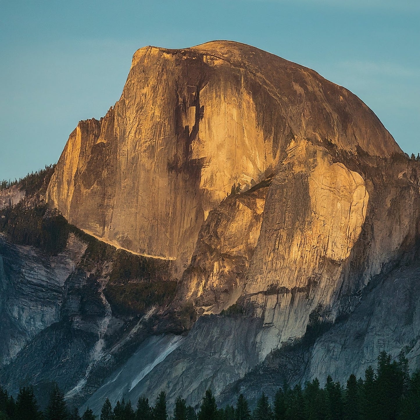 Yosemite - Half Dome - Yosemite National Park - California - Digital Artwork