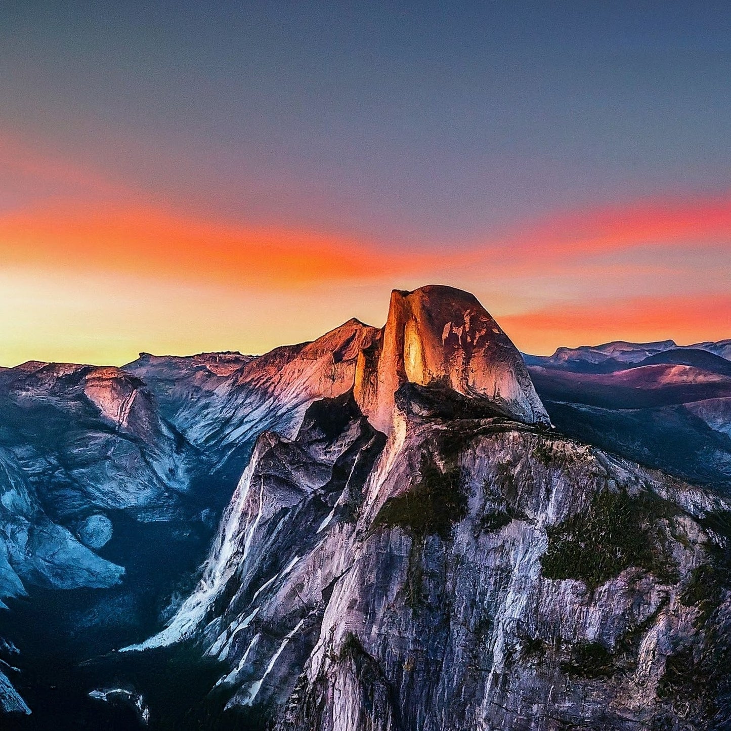 Yosemite - Half Dome - Yosemite National Park - California - Digital Artwork