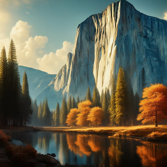 Yosemite - El Capitan - Yosemite National Park - California - Digital Artwork