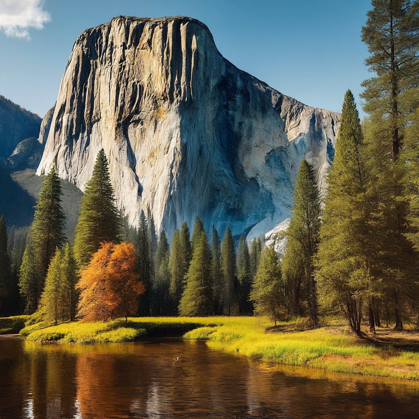 Yosemite - El Capitan - Yosemite National Park - California - Digital Artwork