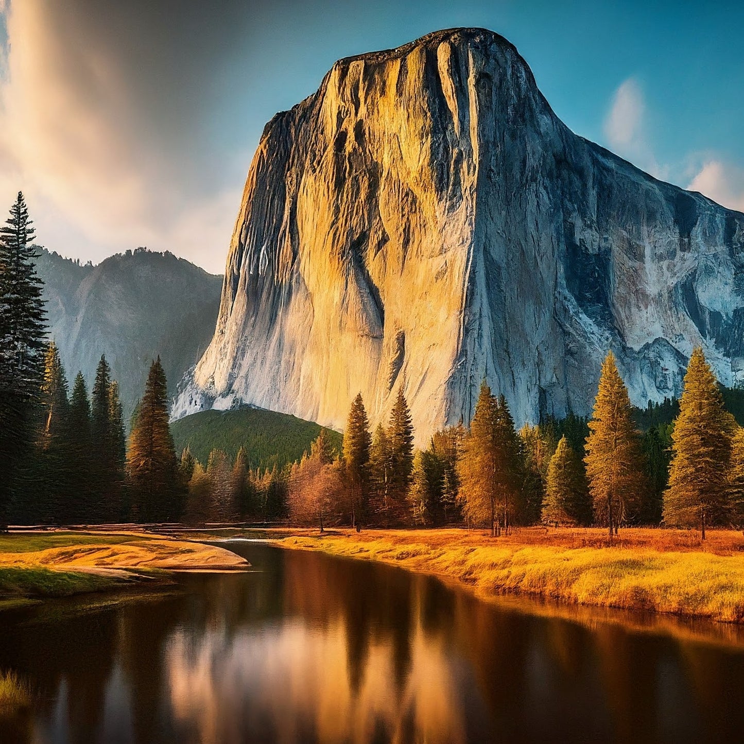 Yosemite - El Capitan - Yosemite National Park - California - Digital Artwork