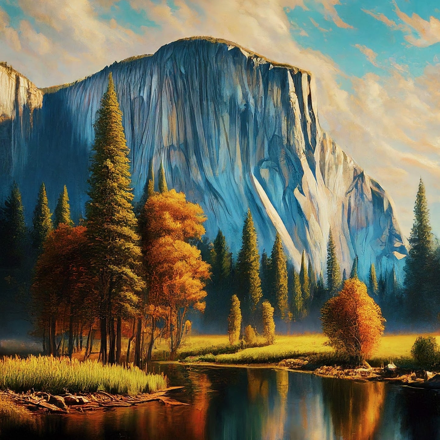 Yosemite - Yosemite Valley - Yosemite National Park - California - Digital Artwork