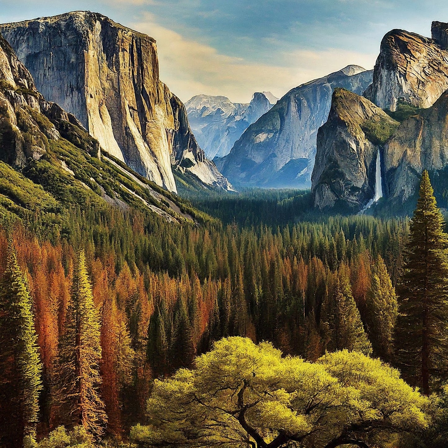 Yosemite - Yosemite Valley - Yosemite National Park - California - Digital Artwork