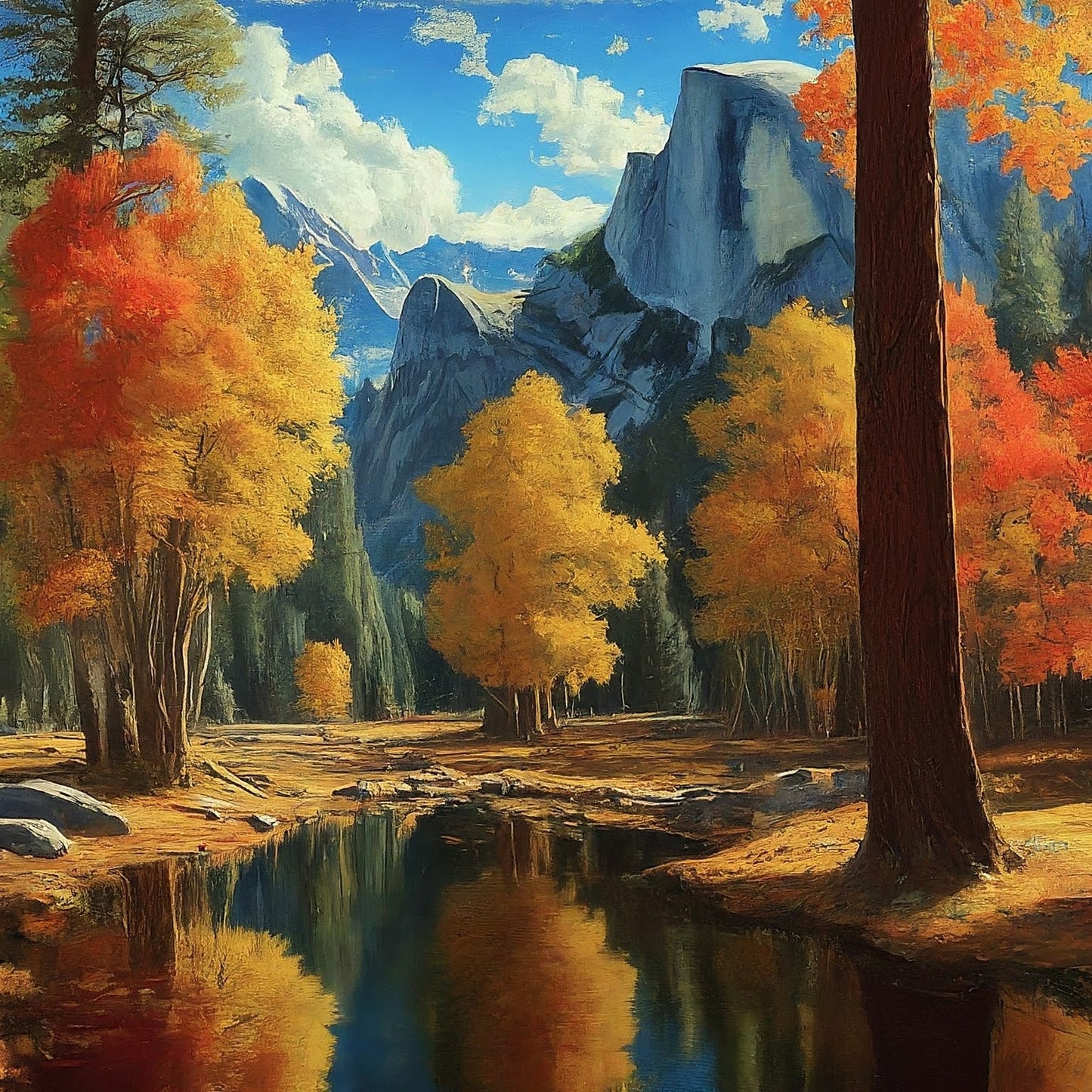 Yosemite - Yosemite Valley - Yosemite National Park - California - Digital Artwork