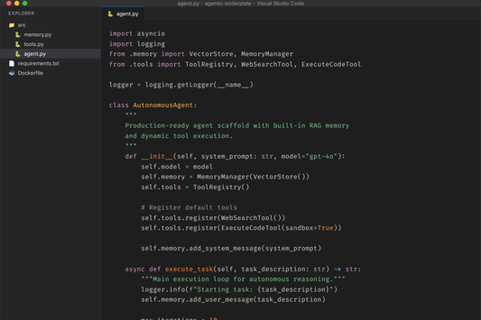 Agentic Python Boilerplate